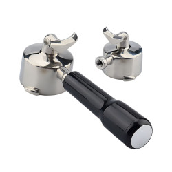 Porta-filtro com saída dupla 4Barista 51 mm – De’Longhi Dedica (punho preto)