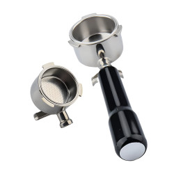 Porta-filtro com saída dupla 4Barista 51 mm – De’Longhi Dedica (punho preto)