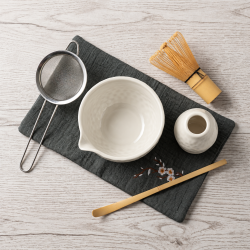 Matcha set 4Barista (white) – um conjunto de cerâmica para preparar chá matcha 
