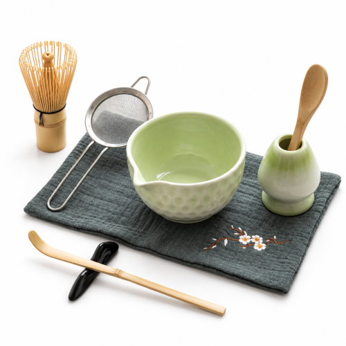 FAQ - Perguntas sobre o produto  Matcha set 4Barista (light green) – um conjunto de cerâmica para preparar chá matcha 