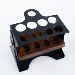 Conjunto de tubos para armazenamento de grãos de café 4Barista