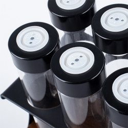Conjunto de tubos para armazenamento de grãos de café 4Barista