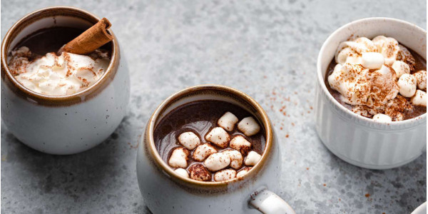 Cacau ou chocolate quente? 
