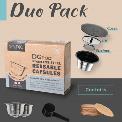 2x cápsula reutilizável SEALPOD para Dolce Gusto ®
