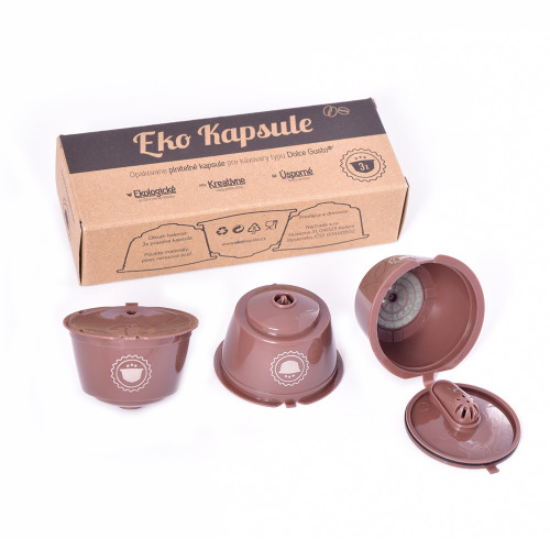 Cápsulas ECO reutilizáveis para Dolce Gusto® - 3 un.