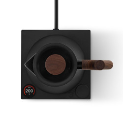 Fellow Corvo EKG PRO Matte Black with Walnut Handle | Chaleira elétrica