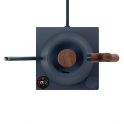 Fellow Stagg EKG PRO stone blue + walnut | Chaleira Elétrica Gooseneck