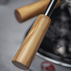 La Pavoni wood handles kit (Legno olivo) – conjunto de cabos