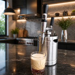 Nitro Cold Brew 2L barril de aço inoxidável Mini 4Barista