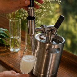 Nitro Cold Brew 2L barril de aço inoxidável Mini 4Barista