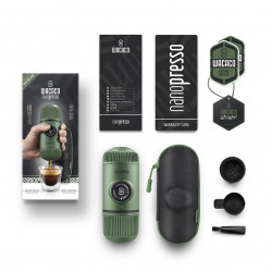 Wacaco NanoPresso (verde musgo) + casca dura - Usado Wacaco NanoPresso (verde musgo) + casca dura - Usado