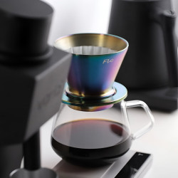 Varia FLO Candy – aço inoxidável Dripper (Varia x Kurasu Kyoto)
