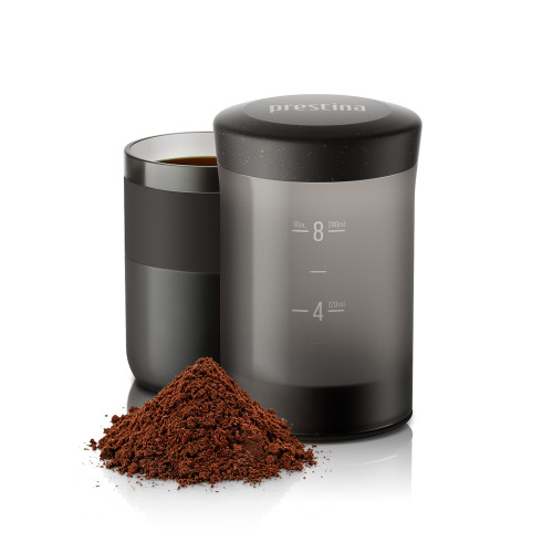 Wacaco Prestina (coal black) – uma cafeteira portátil