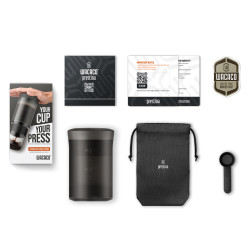 Wacaco Prestina (coal black) – uma cafeteira portátil