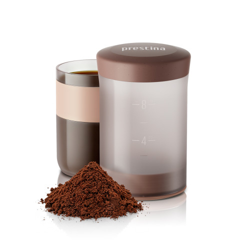 Wacaco Prestina (clay pink) – uma cafeteira portátil