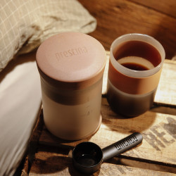 Wacaco Prestina (clay pink) – uma cafeteira portátil