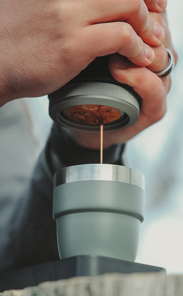 Máquina de café de viagem