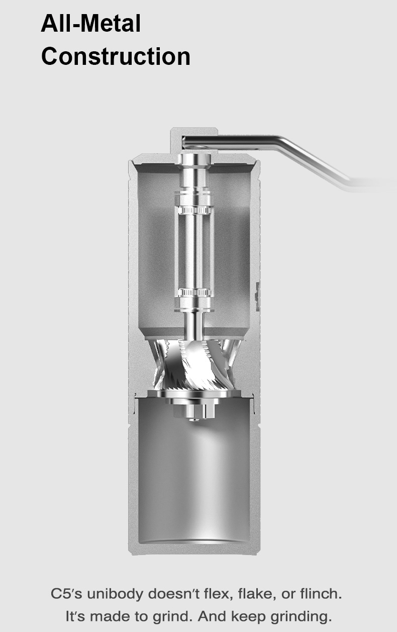 Moedor de café Timemore Chestnut C5 ESP Pro